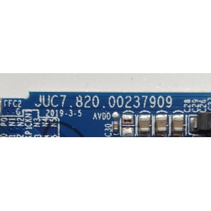 T-CON PARA TV RCA ORIGINAL / NUMERO DE PARTE JUC7.820.00237909 / 99C01FYT005400 / DGRM-01 CQC16001140672 / PANEL C320Y19-5C / DISPLAY ST3151A07 VER.2.1 / MODELO RTR3260-C-US